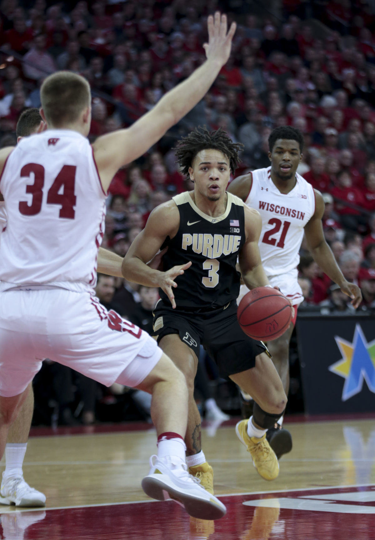 Boilermakers 84, Badgers 80 (OT)
